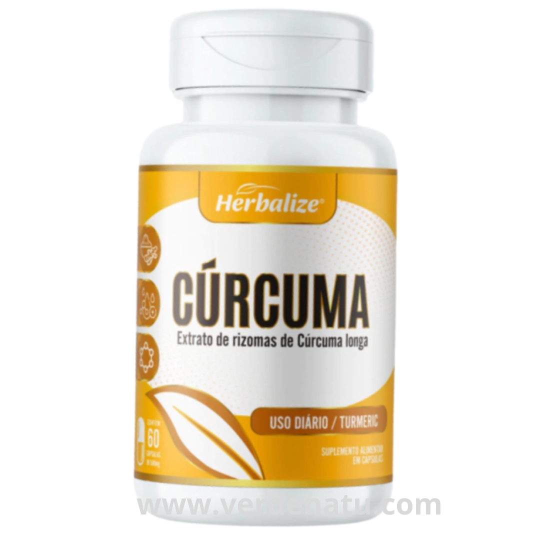 Cúrcuma Longa 60 cápsulas 500mg Herbalize