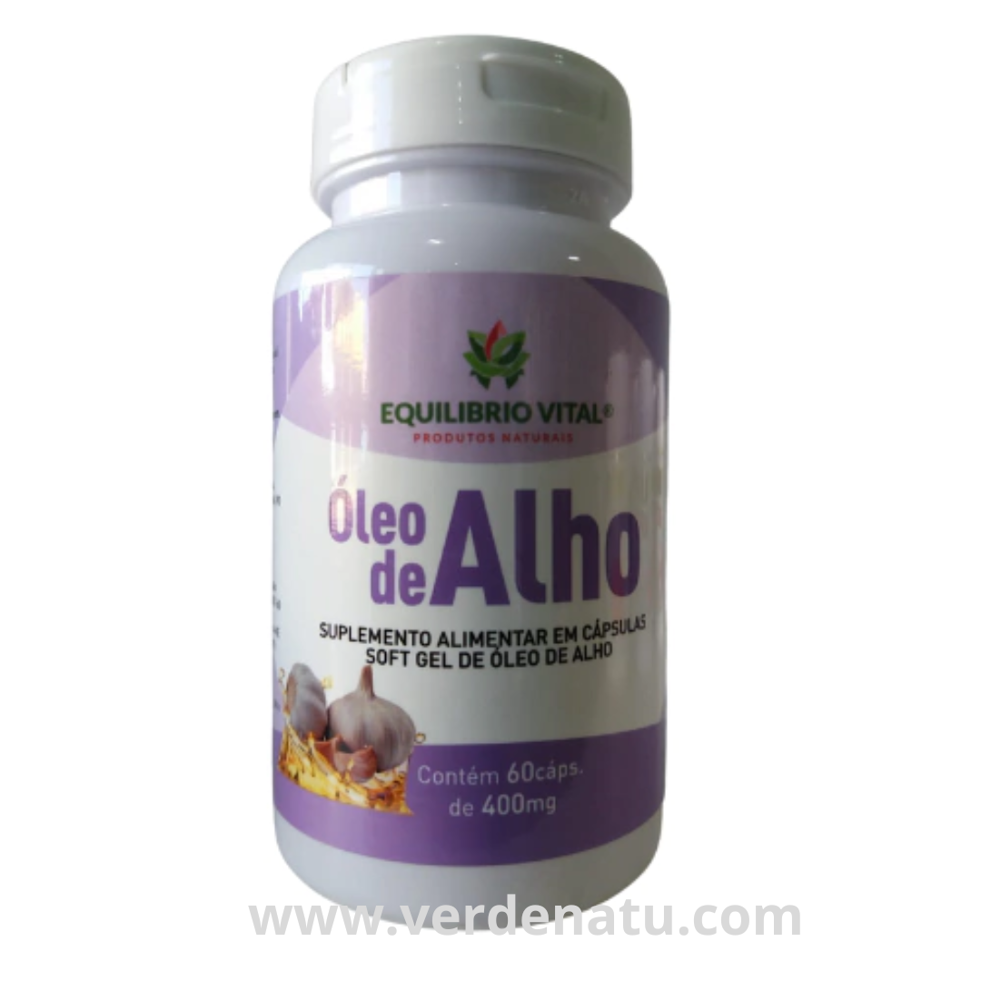 Óleo de Alho 400mg 60 cápsulas Equilíbrio