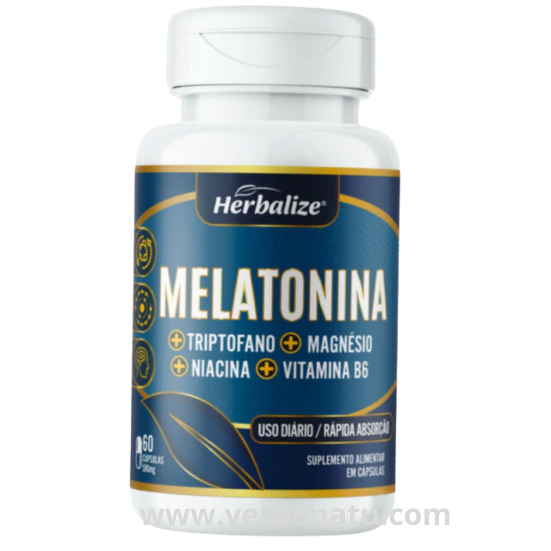 Melatonina 60 cápsulas 500mg Herbalize